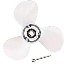 compatible 20Hp 25Hp 9 7/8X10 1/2 Outboard Propeller Boat Motor 20 25 30 Screw 3 Blade 10 Spline Engine Par