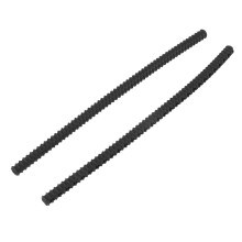 Silicone Oven Rack Guards 12 Pack,Oven Rack Protector Cover,14 Inch Long,Prevent Hand/Arm Against Burns(Black)