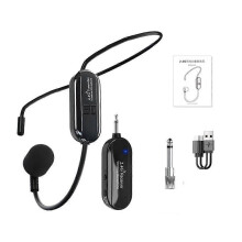 2.4G Wireless Head-Mounted Microphone Little Bee Teacher Amplifier Audio Microphone Condenser Headset-B