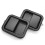 Metal Front Exterior Door Handle Set Full Door Type for 4