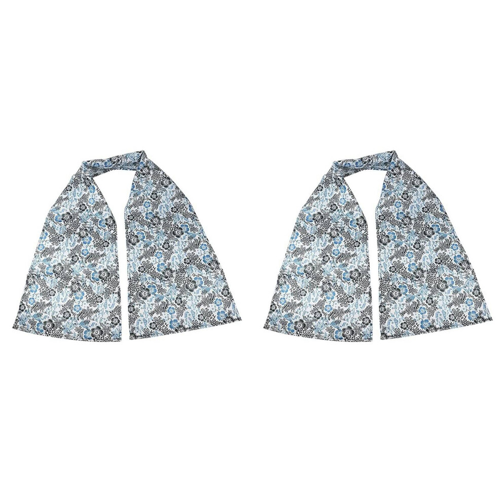 2X Adult Bib Scarf Mealtime Clothing Protector Daily Living Eating Accessories Adult Bib for Elderly Parkinson Disabled