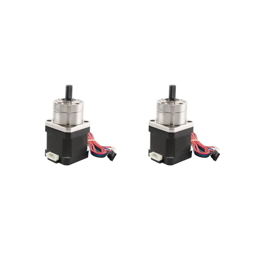2X Geared Motor -17 Geared Stepper Motor Gear Ratio 5.18:1 Planetary Gearbox For 3D Printer Diy Robotics/Textile Machine 6031612589014