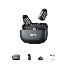 Mini Wireless Lavalier Microphone TypeC AI Smart Noise Reduction