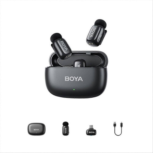 Mini Wireless Lavalier Microphone TypeC AI Smart Noise Reduction