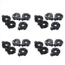 CR2016 2025 2032 Coin Cell Button Battery Holder Socket Black 5 Pcs