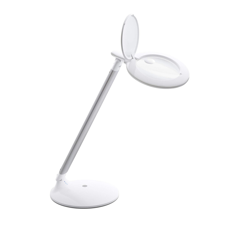 Daylight The Company - Halo Go - 2 Brightness Levels, Rechargeable, Portable, Magnifying Lamp, 80+ Cri, Great For Eye-Care, Colour Temperature: 6,000