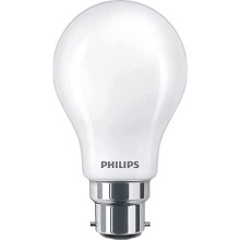 Philips LED Classic A60 Frosted Light Bulb [B22 Bayonet Cap] 40W, Warm White 2700K, Non Dimmable
