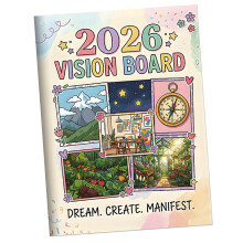 2026 Wunschliste, Planer, Tagebuch, Notizbuch, ideal für Büro