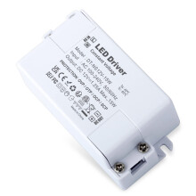 YAYZA! LED Driver 12V 15W, 240V AC to DC Low Voltage Transformer 1.25A, Constant Voltage Power Supply 12 Volt, IP44 Flick Free Driver for Indoor LED