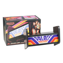 Grupo Erik USB Lamp & Shelf - Stranger Things Merchandise | Mini Arcade Machine Wall Shelf, Wall Light USB, Mood Light | Gamer Gifts, Gaming Setup Ac