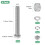M METERXITY 4Pack Hex Head Screw Bolt with Nuts Flat  Lock Washers M10x80mm 3
