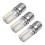 Λάμπα LED 3x E17 με υποδοχή 5W 64 LED 3014 SMD Light, ζεστό λευκό AC 110V-220V 1