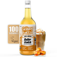 Skinny Food Co Butterscotch Syrup Zero Calorie 1L Sugar Free Coffee Syrup