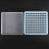 Plastic Square 100 Position 1.5ml Centrifuge Tube Storage Box Case for Lab Use 4