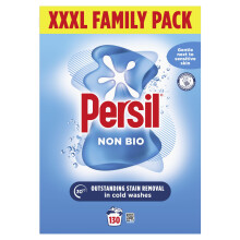 Persil Non Bio Washing Powder XXXL Family Pack 100% recyclable pack for stain re