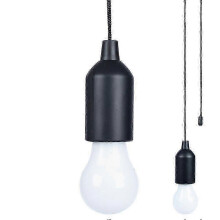 LED-lamp in goudkleurig design met 90 cm snoer, ideaal voor kamperen.
