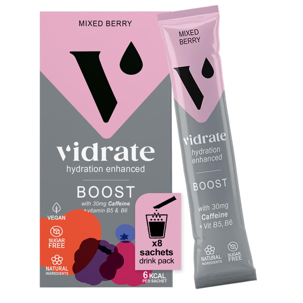 Vidrate Electrolytes Powder Hydration Sachets Packed With Vitamins Zero Sugar Reh