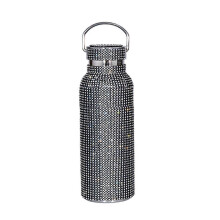Μπουκάλι νερού με στρας Bling, θερμικό κύπελλο από ανοξείδωτο ατ