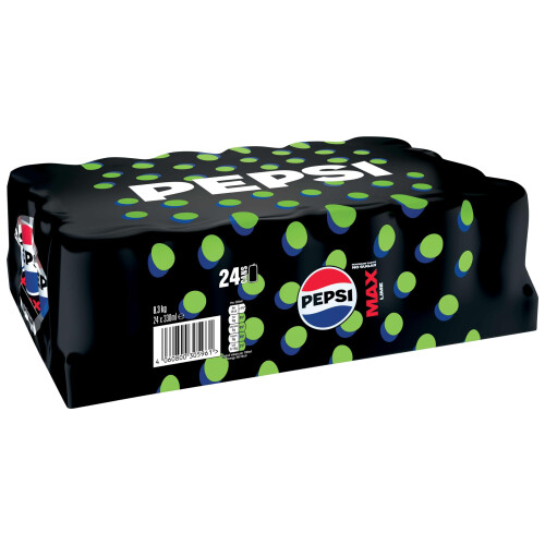 Pepsi Pepsi Max Lime No Sugar Cola Cans 24 x 330ml