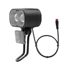 Bicycle Lithium Battery Headlight 12-48V 2Pins Waterproof Plug Front Lamp Mountain Road Bike Cycling