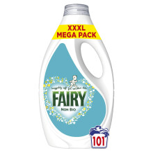 Fairy Non Bio Liquid Laundry Detergent, 101 Washes 3.131 l, Voted
