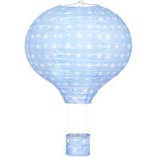 Paper Lantern 17 Inches Hanging Hot Air Balloon Paper Lanterns, Children's Lighting Balloon Lampshade Celling Light Lamp, For Indoor Wedding Decorati