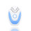 Mouse Repeller High Power Ultrasonic Wave Quiet Low Power Consumption Electronic Mouse Repeller for Home Office Light Blue US Plug 1