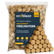 200 Wood Wool Ecoblaze Natural Firelighters