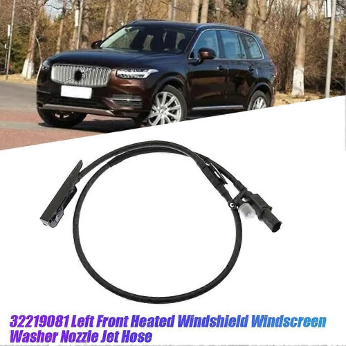 32219081 Left Front Windshield Windscreen Washer Nozzle Jet Hose compatible Volvo XC90 MK2 2016-2020 Windshield Nozzle Heated 1
