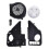 Gy6 150cc Motor-Luftkühlungs-Set mit Lüfter und Abdeckung für Roller 2