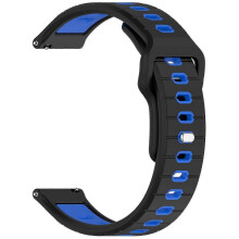 Garmin Venu 3 22 mm:n silikoniranneke, vaakaraita, käänteinen solki ja rannehihna