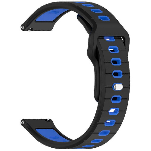 Ρολόι Garmin Venu 3 22mm από σιλικόνη με οριζόντια ρίγα και αντίστροφη αγκράφα