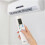 ABS Durable White Air Conditioner Controller Remote Control Accessory for Sanyo RCS?4MVPS4EX Without Battery 3