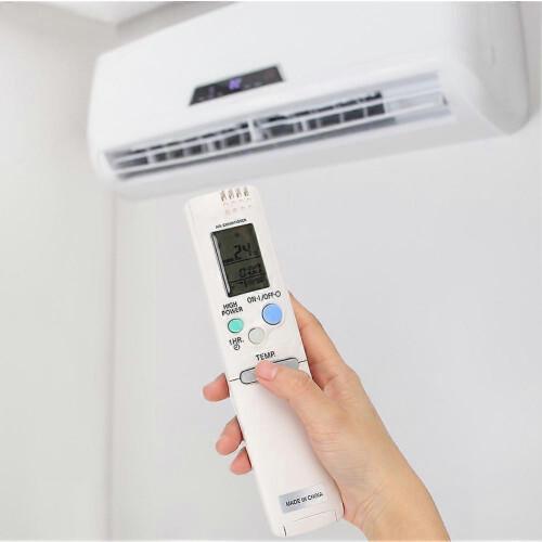 ABS Durable White Air Conditioner Controller Remote Control Accessory for Sanyo RCS?4MVPS4EX Without Battery 2