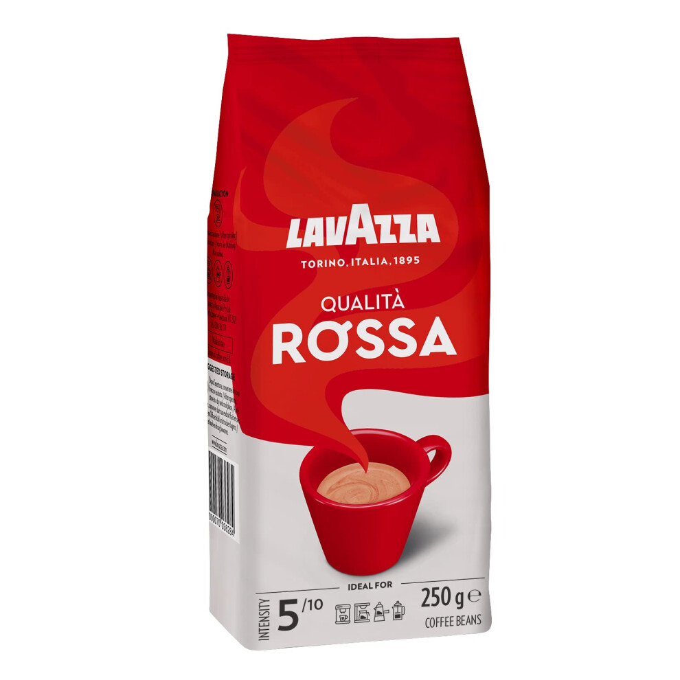Lavazza Qualità Rossa Coffee Beans Espresso 250 G Pack Of 4