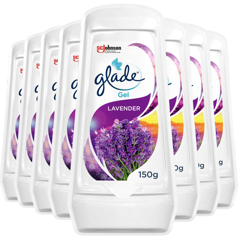 Glade Solid Gel Air Freshener Odour Eliminator For Home Bathroom Lavender