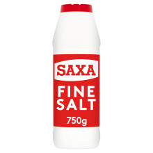 Saxa Fine Table Salt for Table Cooking 750 g Drum Pack of 1