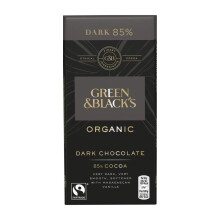 Green  Blacks Organic Dark Chocolate 85 Cocoa 90 g Pack of 1