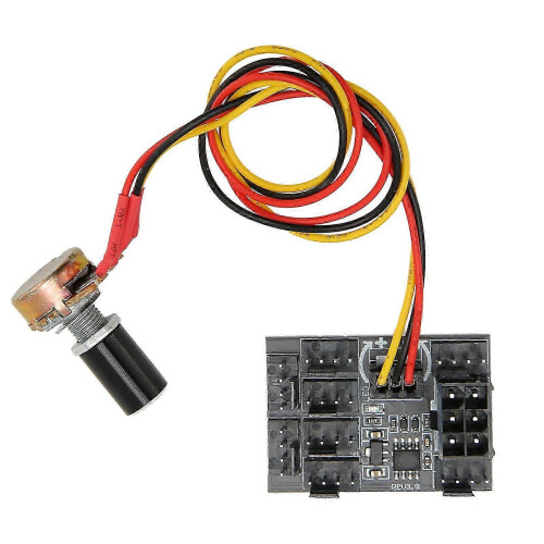 PWM Fan Hub DC 12V 8 Channel Flexibility Fan Power Cable Hub Cooling Fan Speed Controller for PC 1