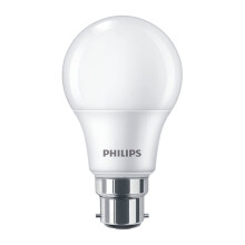 Philips CorePro LED GLS Bulb 8W (60W Equivalent) B22 BC A60, High CRI RA90, Warm White 2700K, Energy Efficient LED Light for Home & Commercial Use