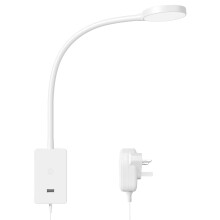 ENUOTEK Touch Dimmable LED Wall Reading Lamp for Bedroom, Wall Mounted Flexible Bedside Light with 5V2A USB Output Port, 4 Brightness Levels, 120 Wi