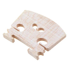 Adjustable Maple Violin Bridge 4/4 Size for Clear Tone Transmission and Easy Fitted Installation