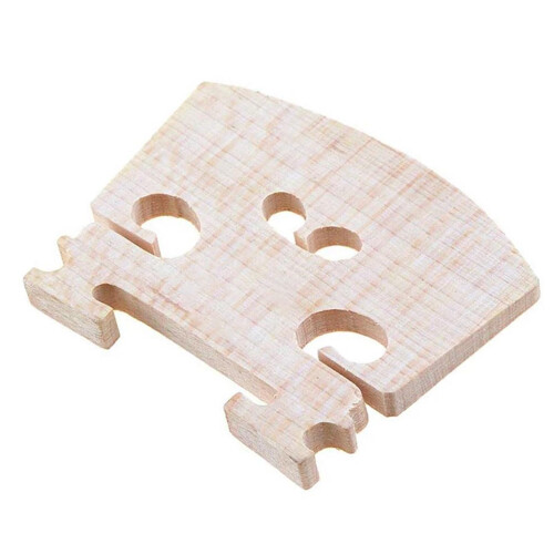 Adjustable Maple Violin Bridge 4/4 Size for Clear Tone Transmission and Easy Fitted Installation