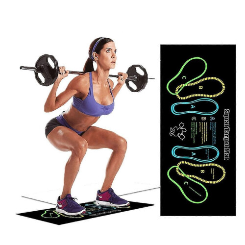 Squat Guide Mat Squat Step Positions Knee Mat with Foot Position Mat 1