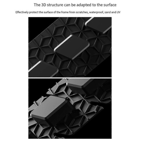 Road Bicycle Paster Frame Scratch-Resistant Protector Bike Removeable Stickers Anti-Skid Push Guard Frame Style B 1
