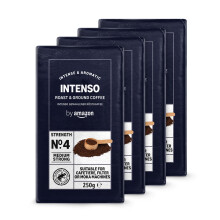 by Amazon Ground Coffee Caffè Intenso Light Roast1kg 4 Packs of 250g Rainf