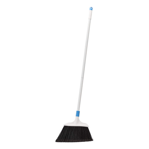 Amazon Basics HeavyDuty Outdoor Broom BlueWhite