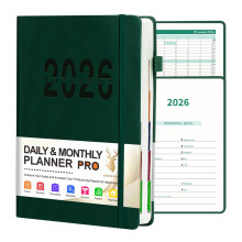 2026 Work Life Planner Reisdagboek Schema Notebook-groente
