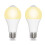Akynite E27 Motion Sensor LED Bulbs 12W Warm White, 1000LM, Detection Angle 120, Auto On Off, AC 220V, E27 Screw Motion Sensor Ceiling Light Bulb fo 1