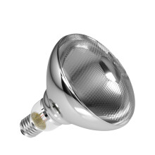 HeatingLux 200W Heat Lamp, E27 Base, Poultry & Brooding Chick Heat Light, Catering & Food Warm Light (AC220-240V)